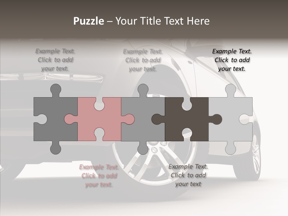 Performance Vehicle Drive PowerPoint Template