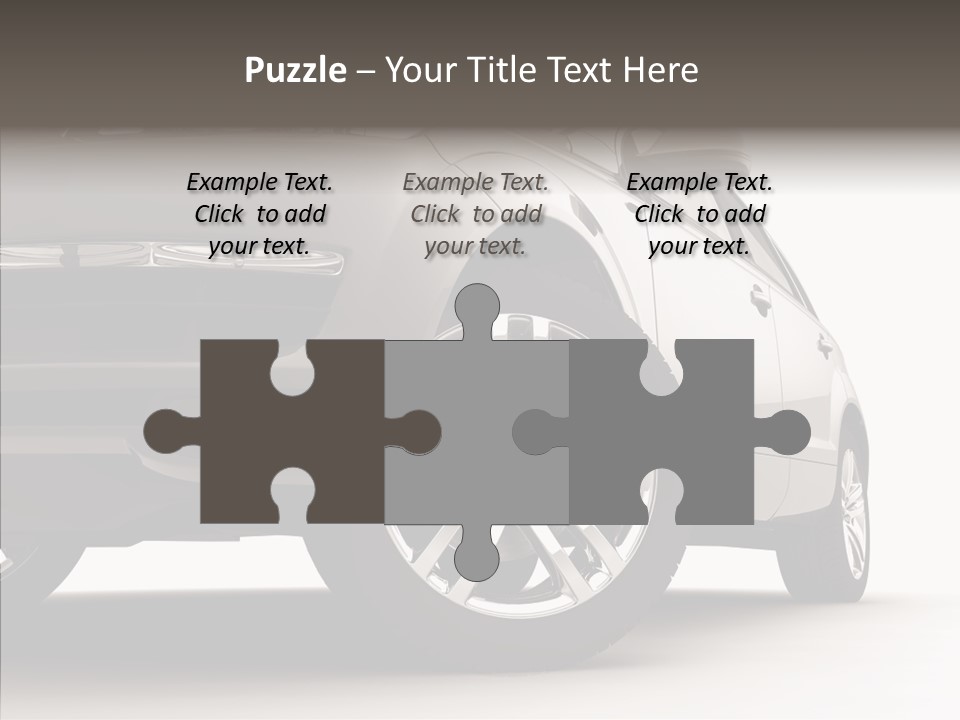 Performance Vehicle Drive PowerPoint Template