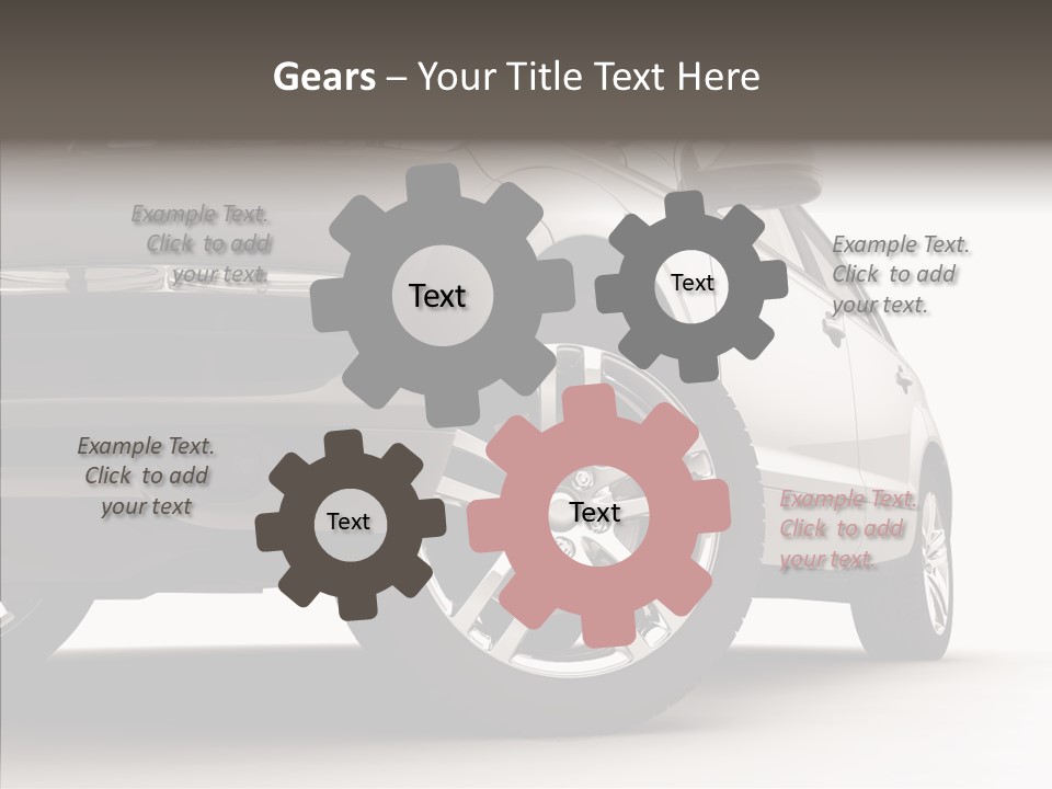 Performance Vehicle Drive PowerPoint Template