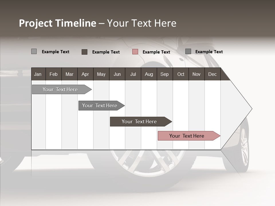 Performance Vehicle Drive PowerPoint Template