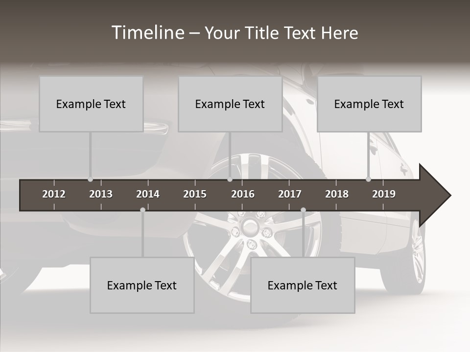Performance Vehicle Drive PowerPoint Template