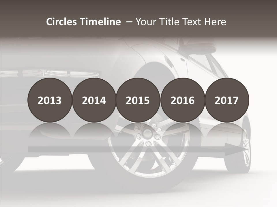 Performance Vehicle Drive PowerPoint Template