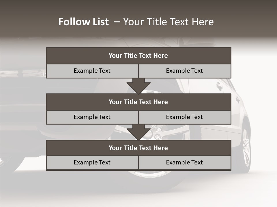 Performance Vehicle Drive PowerPoint Template