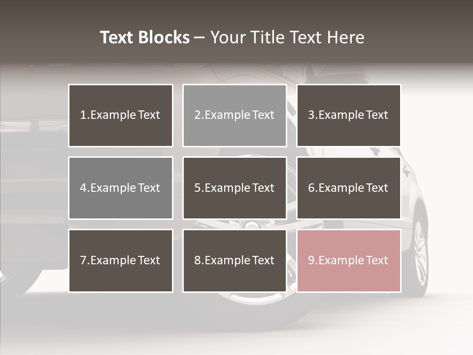 Performance Vehicle Drive PowerPoint Template