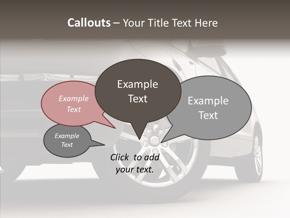 Performance Vehicle Drive PowerPoint Template