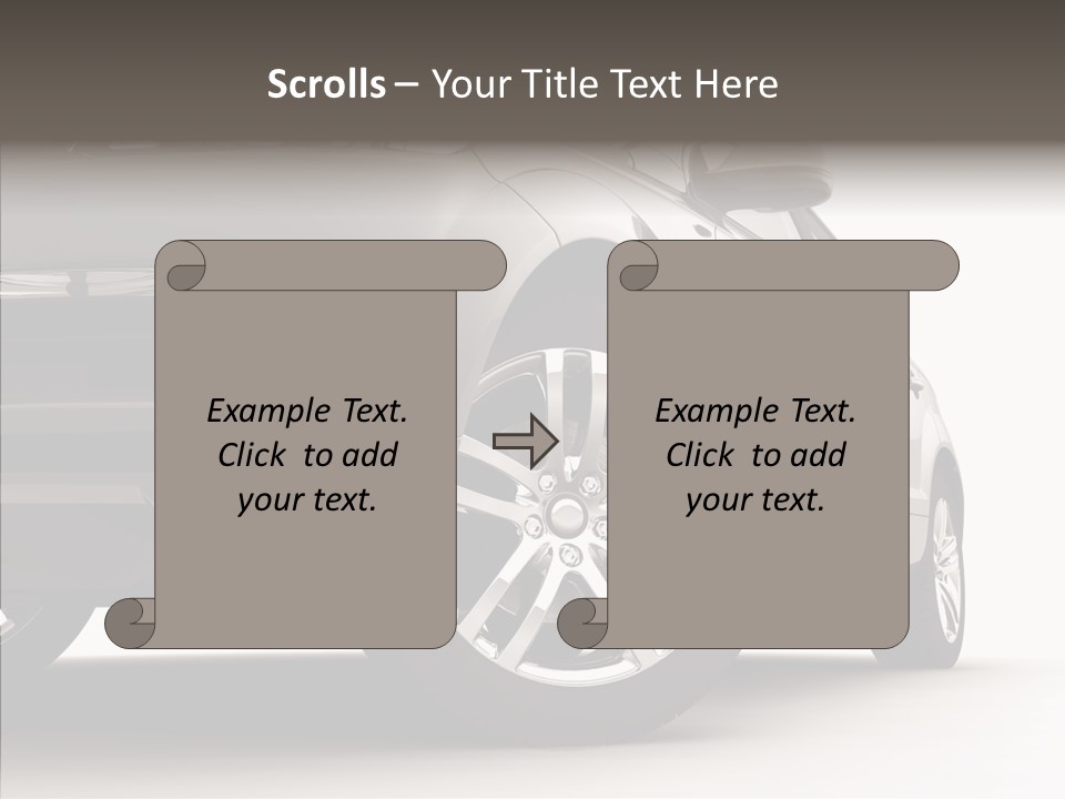 Performance Vehicle Drive PowerPoint Template