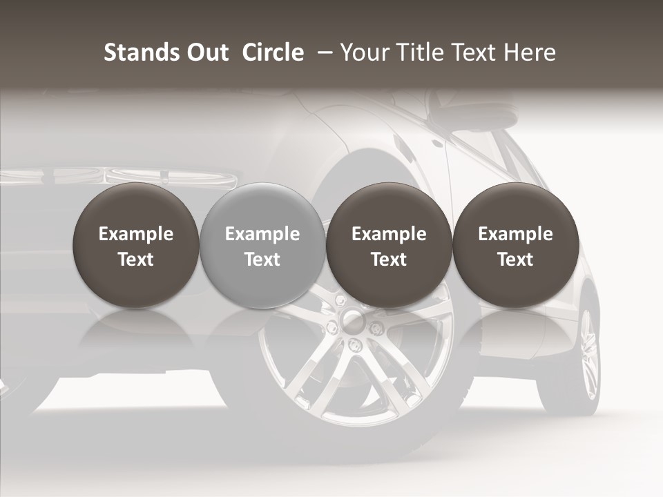 Performance Vehicle Drive PowerPoint Template