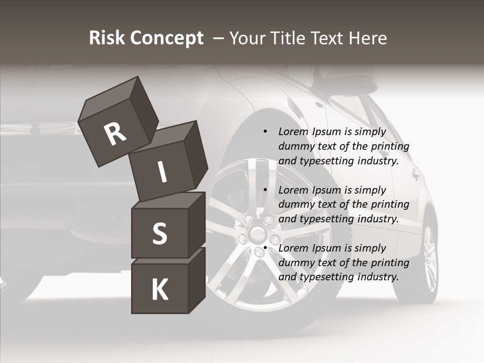 Performance Vehicle Drive PowerPoint Template