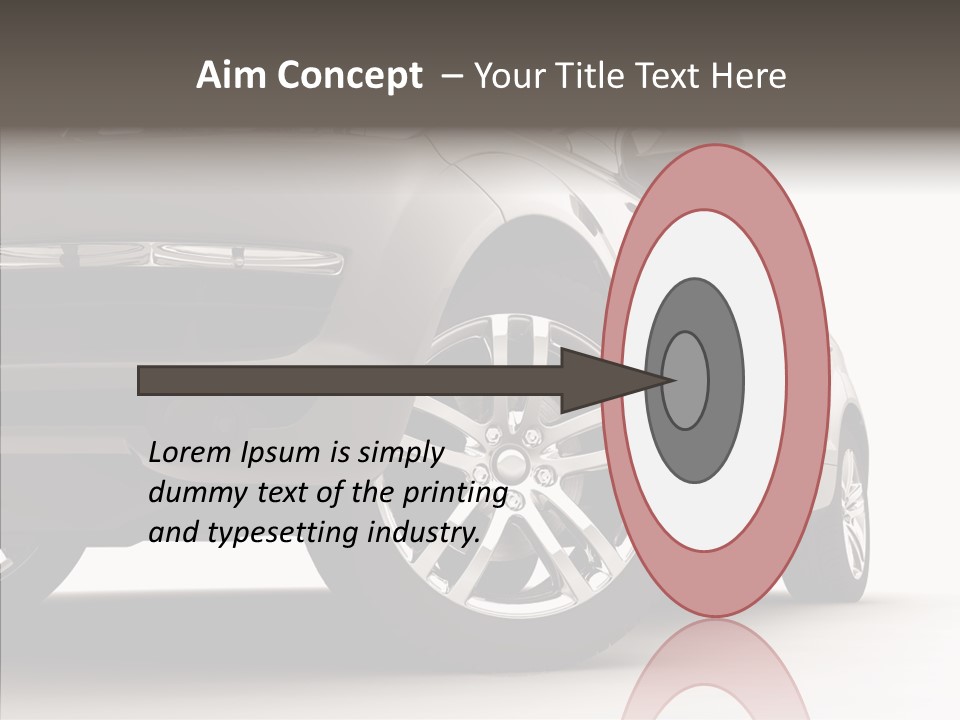 Performance Vehicle Drive PowerPoint Template