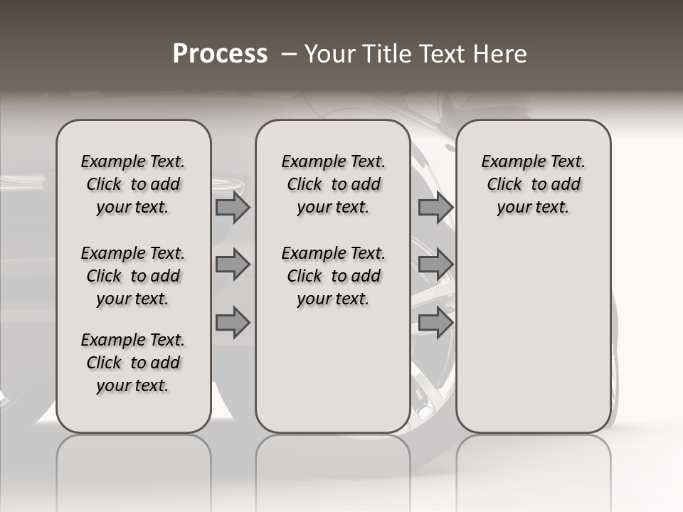 Performance Vehicle Drive PowerPoint Template