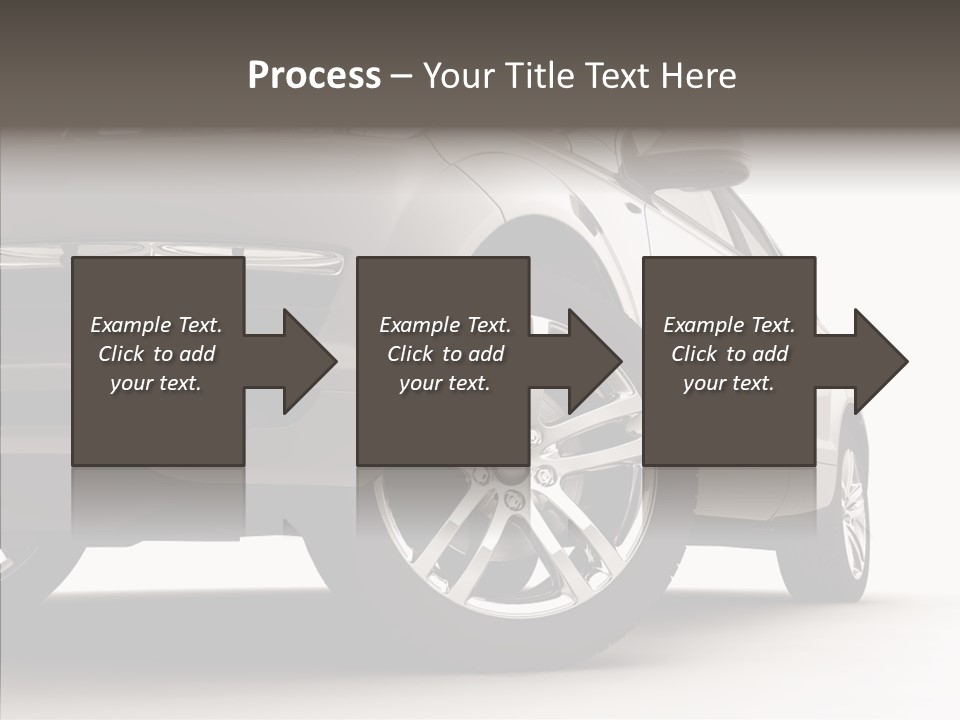 Performance Vehicle Drive PowerPoint Template