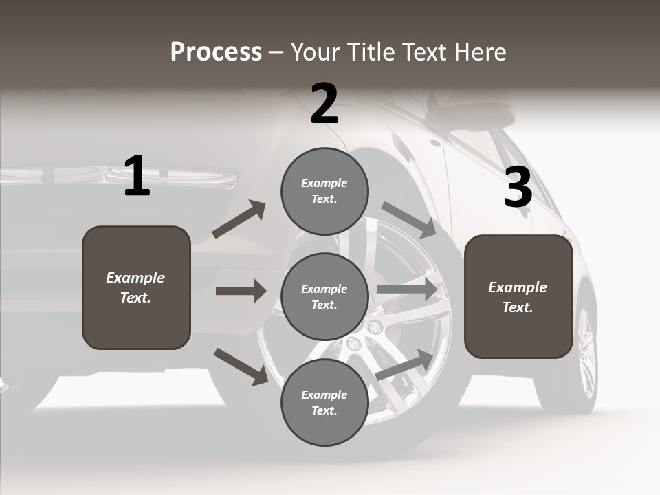 Performance Vehicle Drive PowerPoint Template