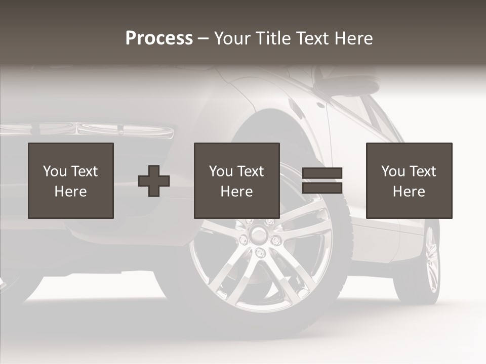 Performance Vehicle Drive PowerPoint Template