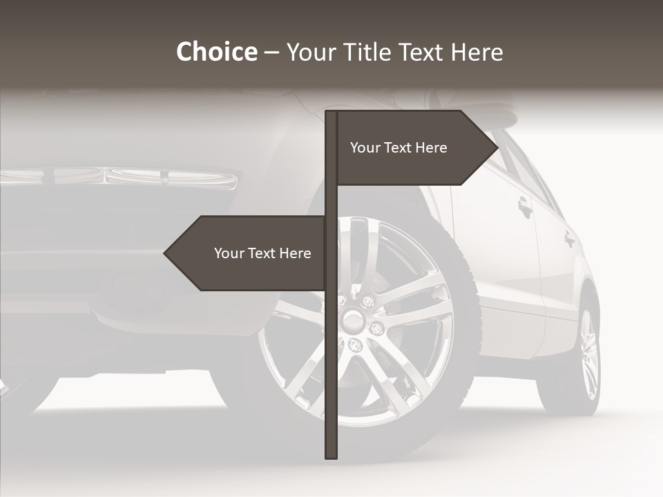 Performance Vehicle Drive PowerPoint Template