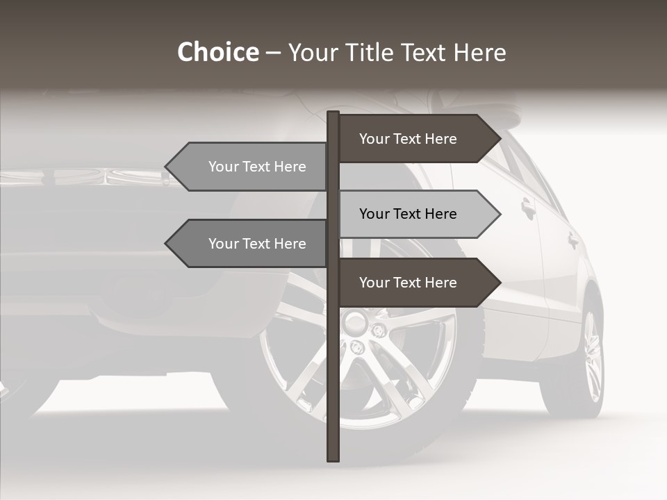 Performance Vehicle Drive PowerPoint Template