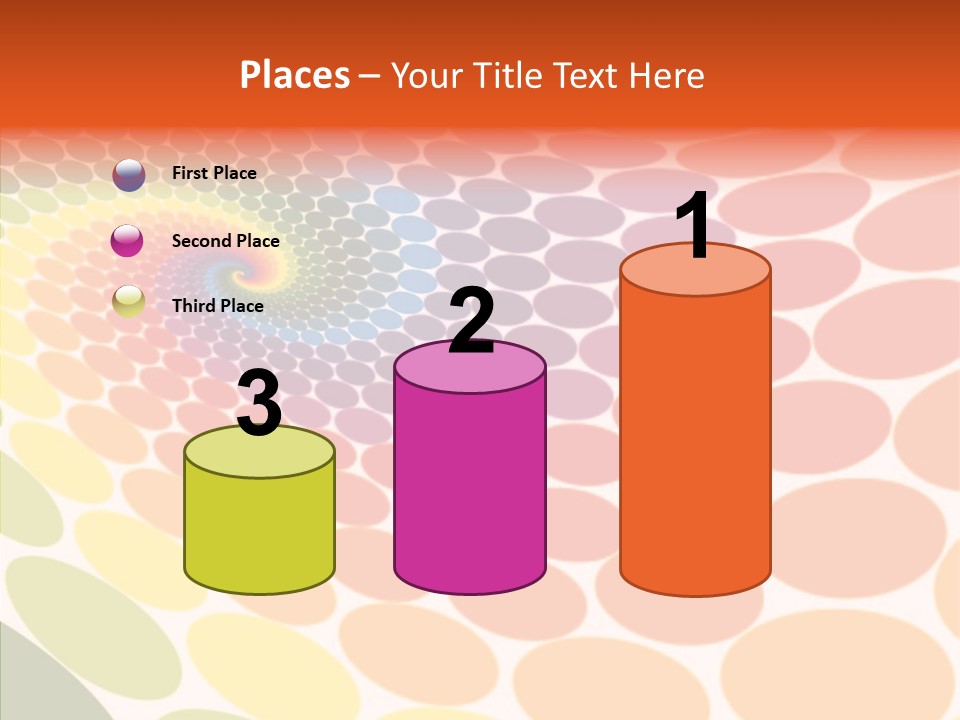 Orange Multicolored Green PowerPoint Template