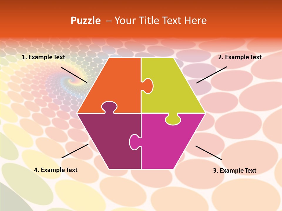Orange Multicolored Green PowerPoint Template