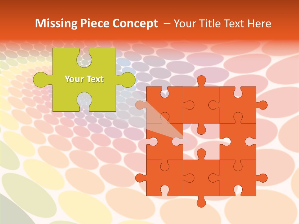 Orange Multicolored Green PowerPoint Template