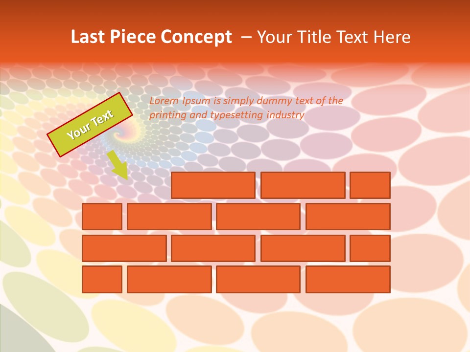 Orange Multicolored Green PowerPoint Template