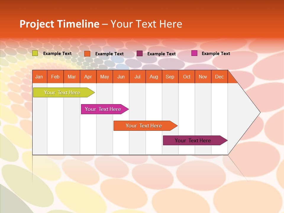 Orange Multicolored Green PowerPoint Template