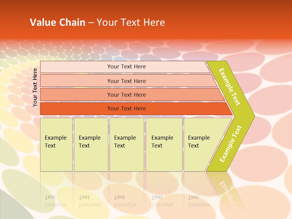 Orange Multicolored Green PowerPoint Template