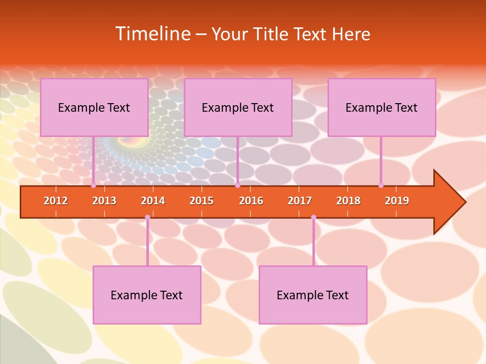 Orange Multicolored Green PowerPoint Template