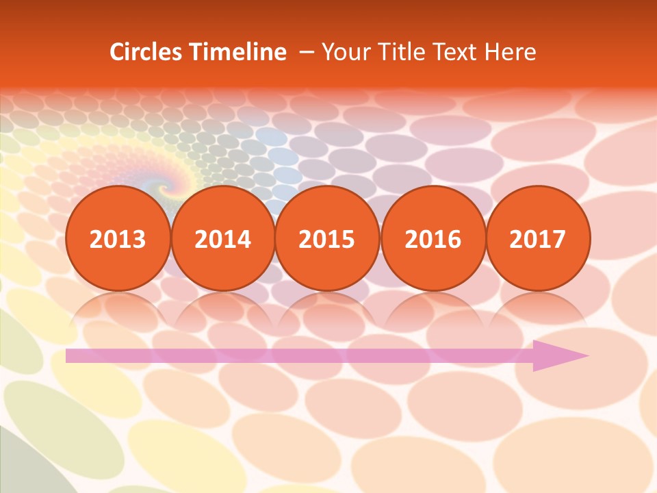 Orange Multicolored Green PowerPoint Template