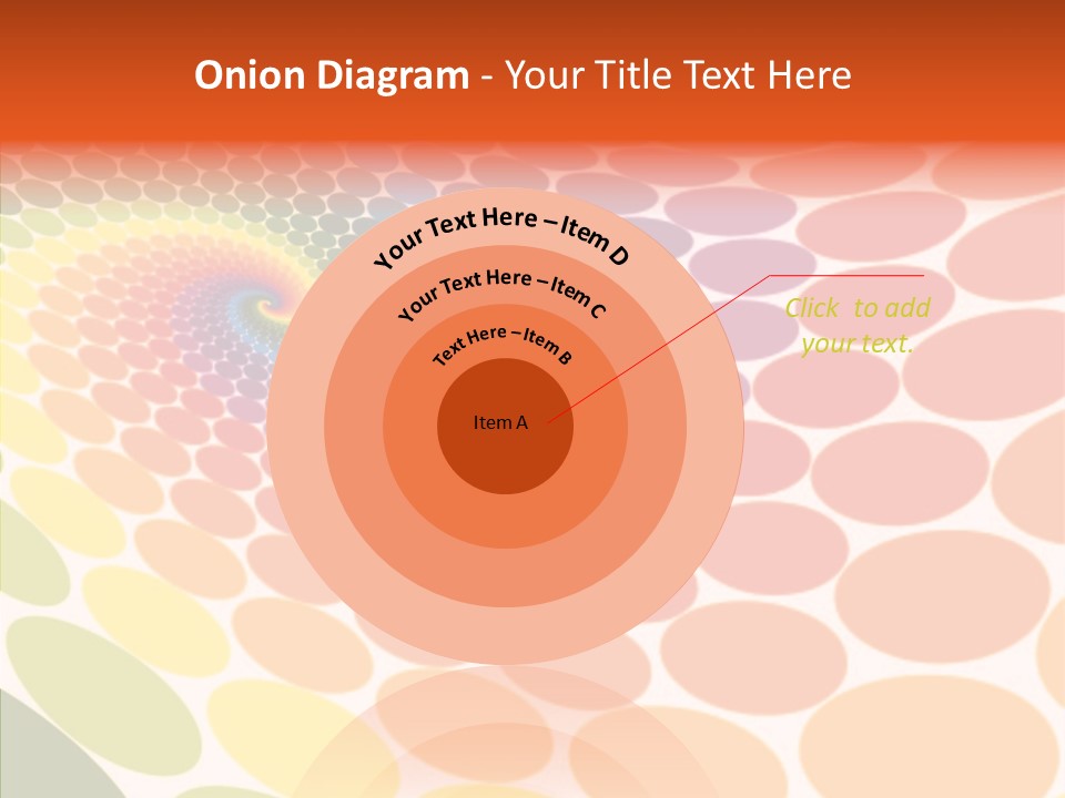 Orange Multicolored Green PowerPoint Template