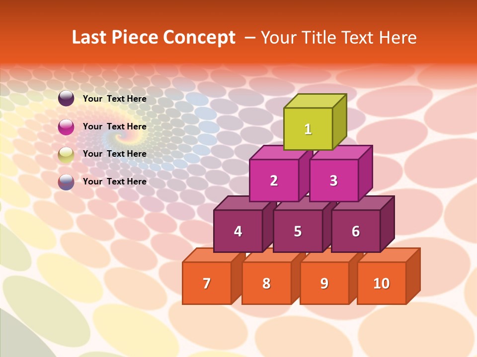 Orange Multicolored Green PowerPoint Template
