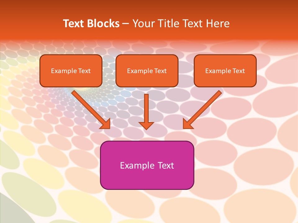 Orange Multicolored Green PowerPoint Template