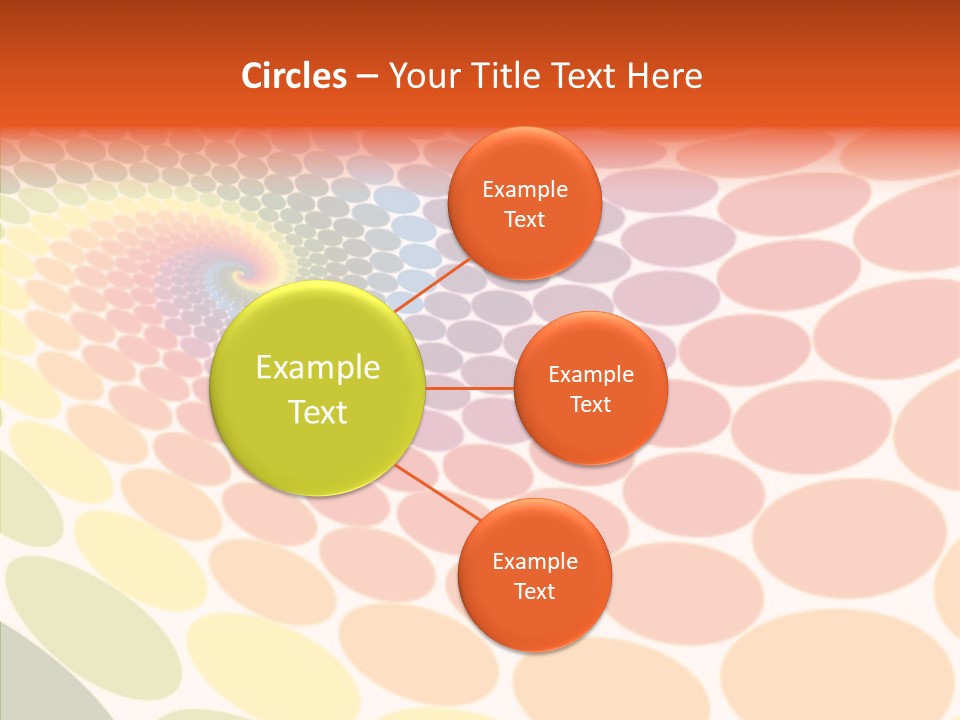 Orange Multicolored Green PowerPoint Template