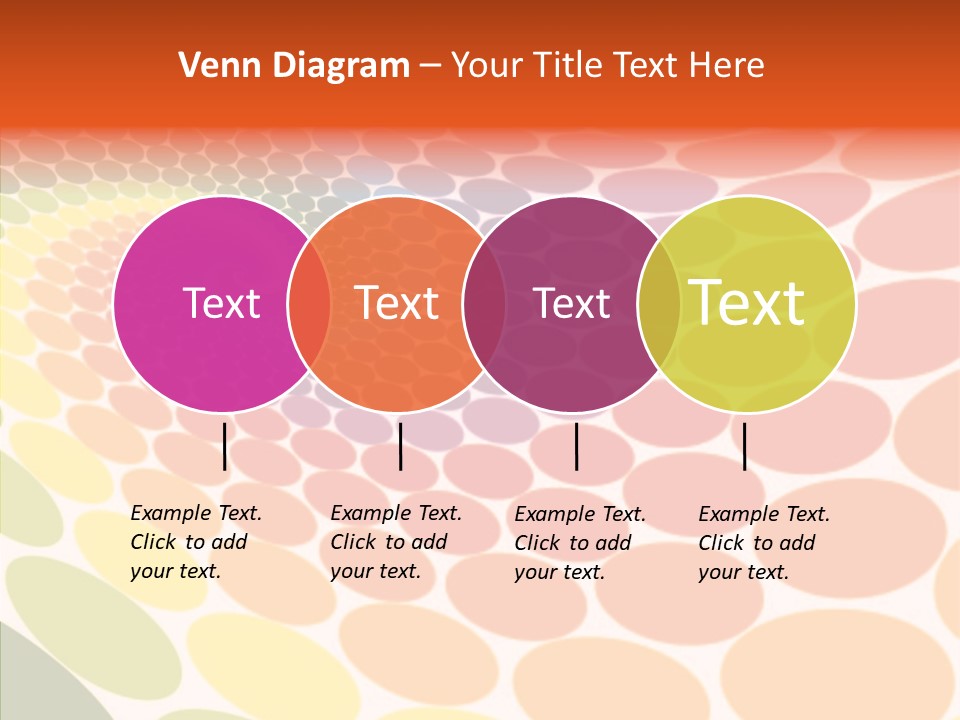 Orange Multicolored Green PowerPoint Template