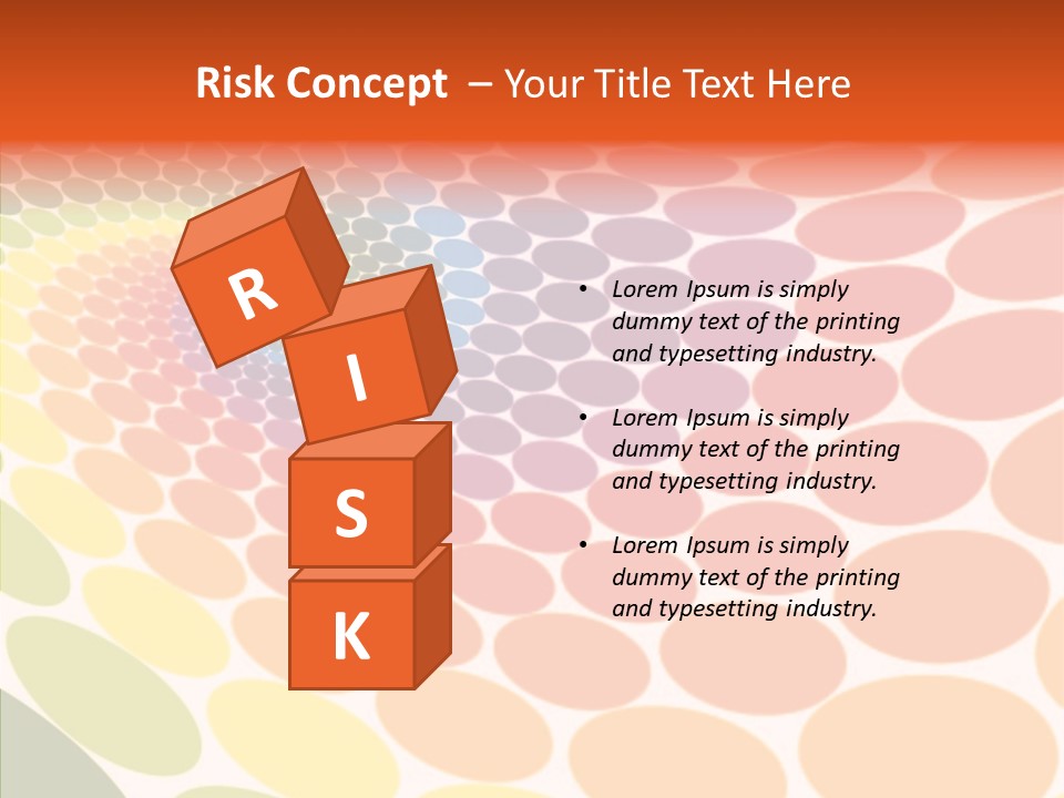 Orange Multicolored Green PowerPoint Template