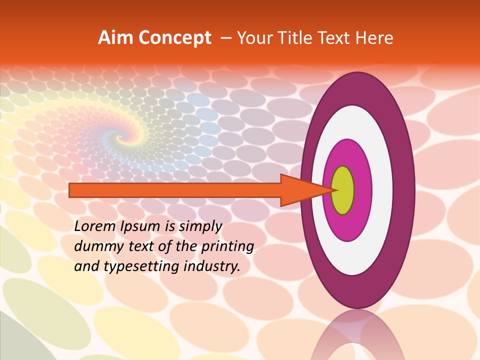 Orange Multicolored Green PowerPoint Template