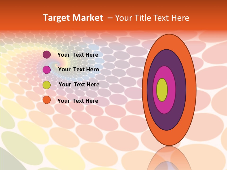 Orange Multicolored Green PowerPoint Template