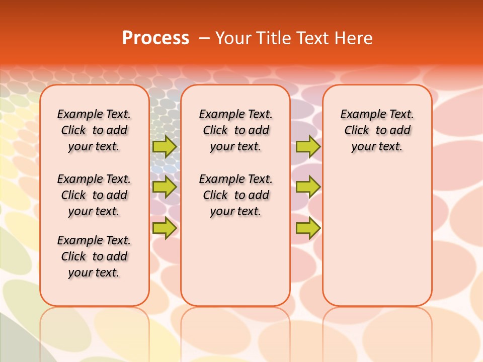 Orange Multicolored Green PowerPoint Template