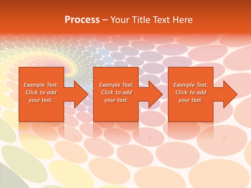 Orange Multicolored Green PowerPoint Template