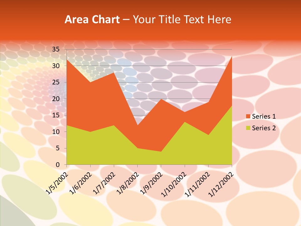 Orange Multicolored Green PowerPoint Template