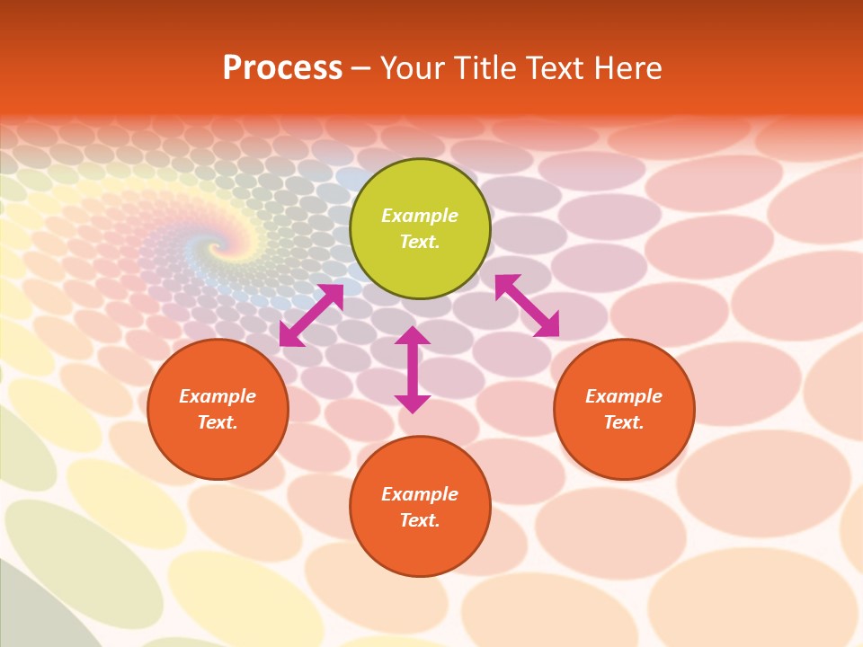 Orange Multicolored Green PowerPoint Template