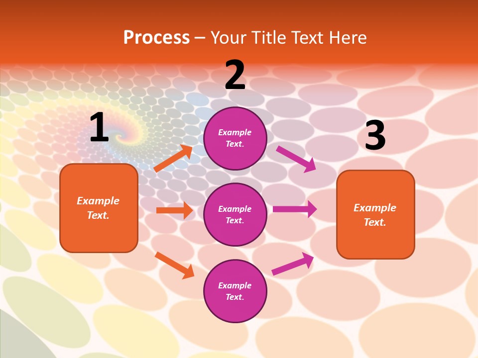 Orange Multicolored Green PowerPoint Template