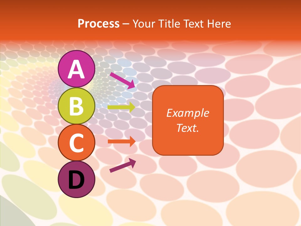 Orange Multicolored Green PowerPoint Template