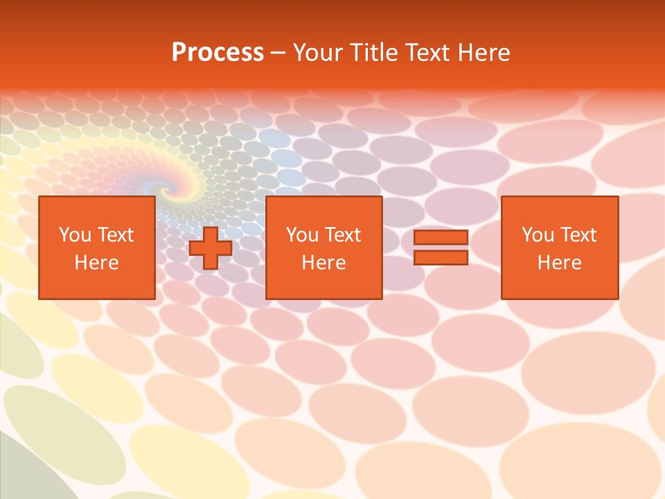 Orange Multicolored Green PowerPoint Template