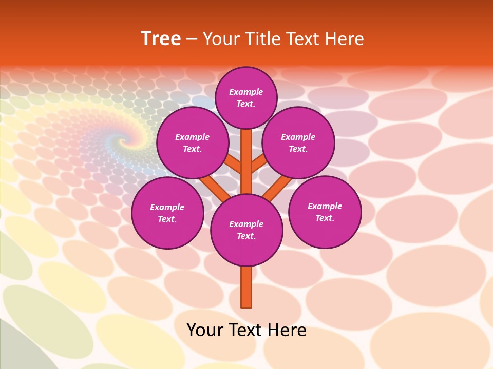 Orange Multicolored Green PowerPoint Template