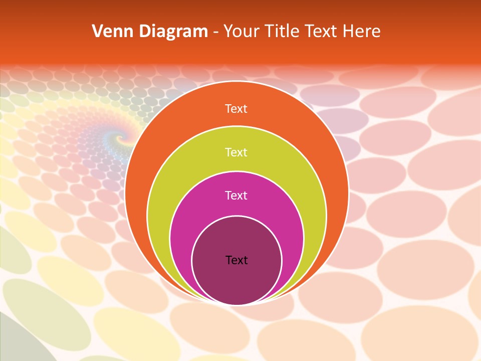 Orange Multicolored Green PowerPoint Template