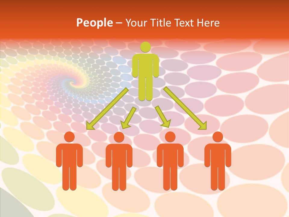 Orange Multicolored Green PowerPoint Template