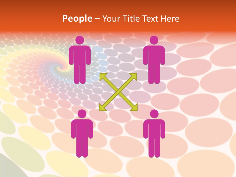 Orange Multicolored Green PowerPoint Template