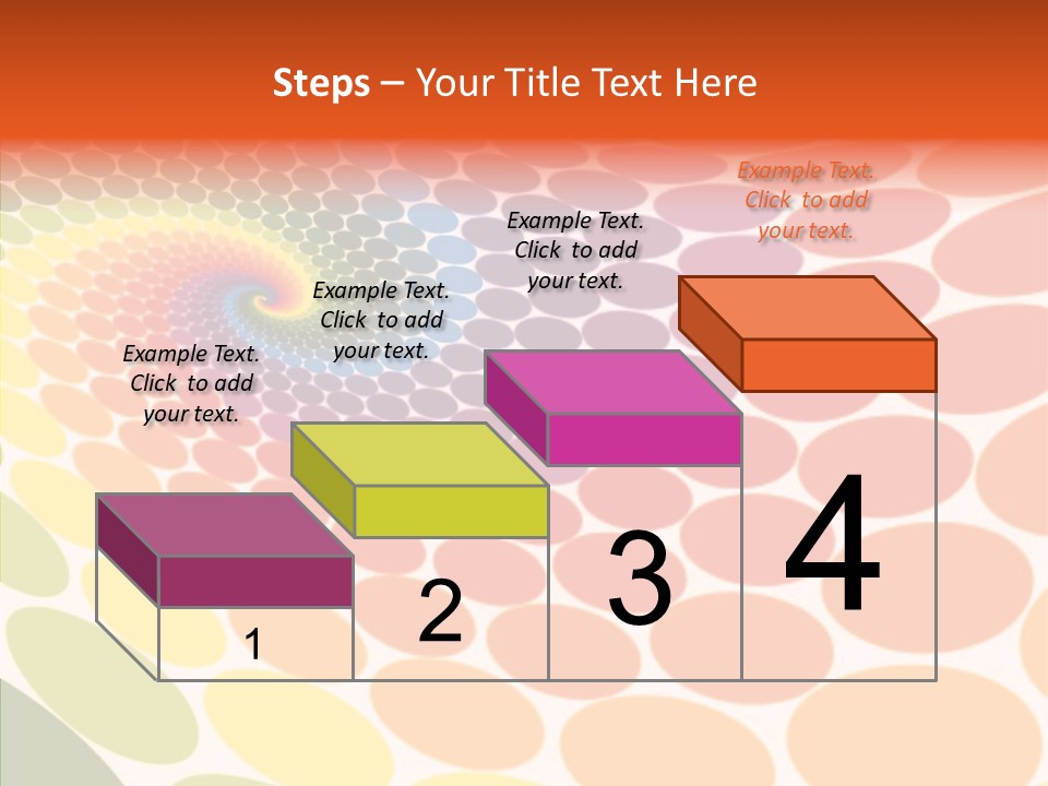 Orange Multicolored Green PowerPoint Template