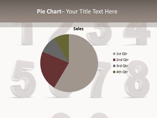 Stylish Numbers Clip PowerPoint Template