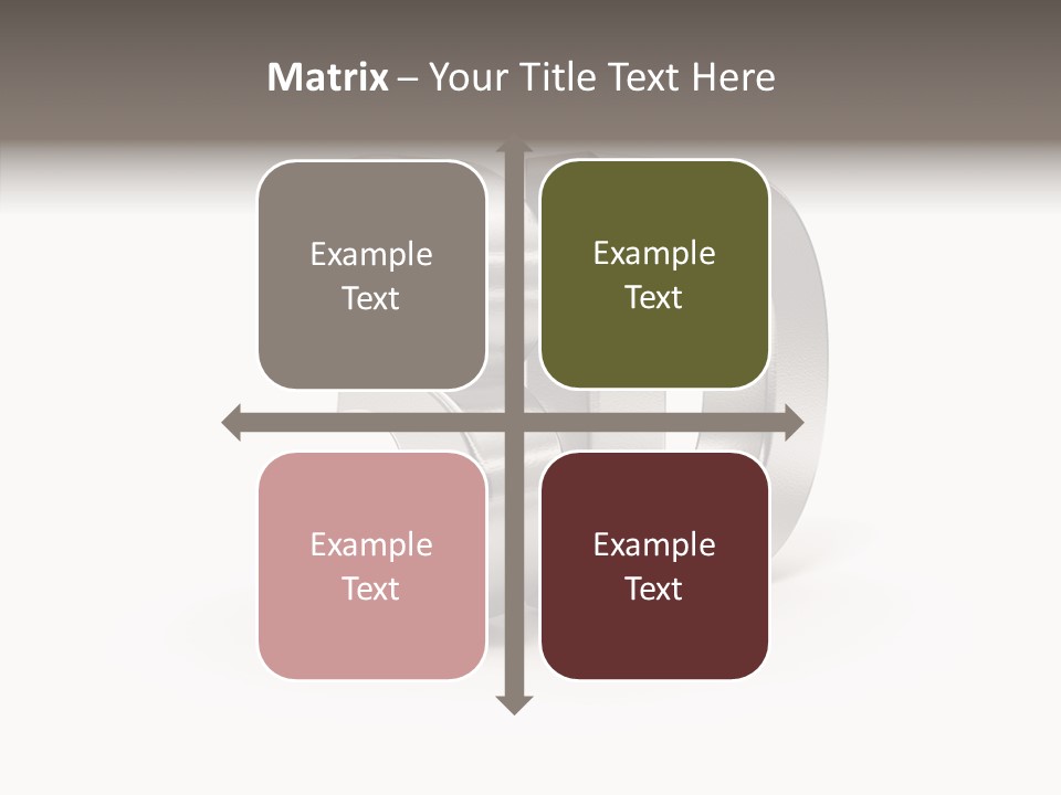 Three-Dimensional Text Solid PowerPoint Template