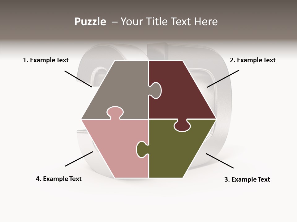 Three-Dimensional Text Solid PowerPoint Template